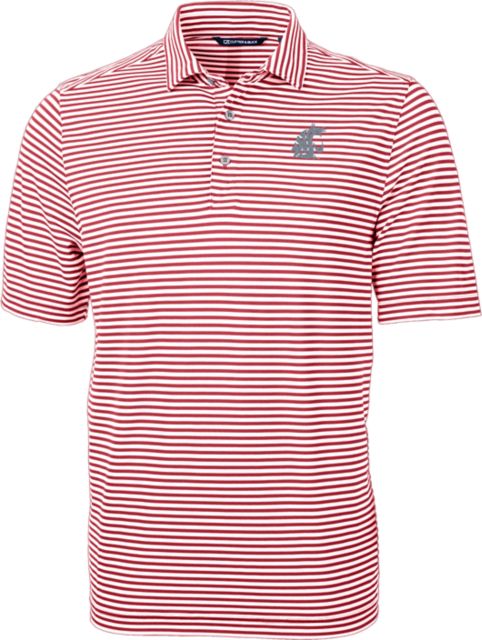 Washington State University Striped Eco Polo