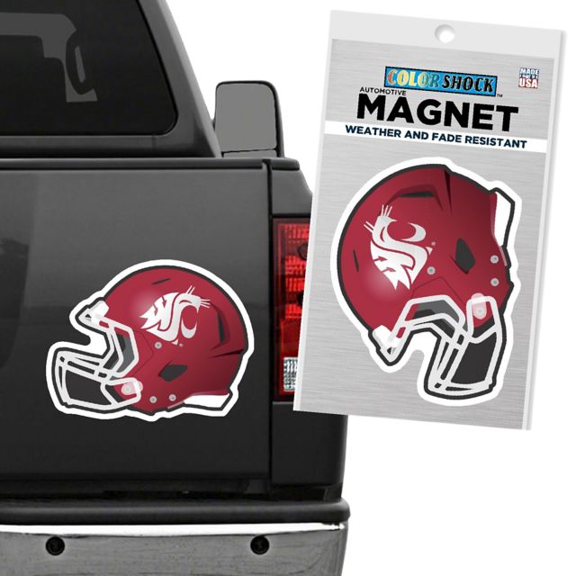 Washington State University 12x12 Football Helmet Magnet