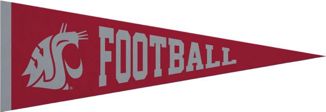 Washington State University 5x15 Football Cougars Pennant