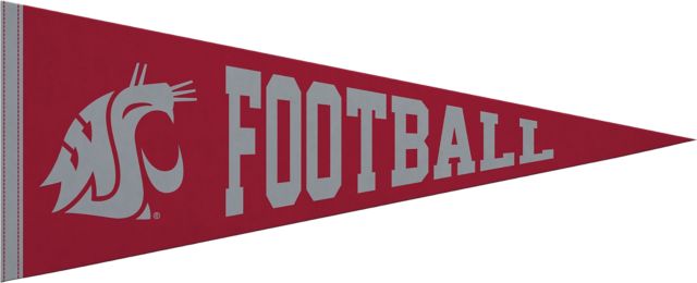 Washington State University 12x30 Cougars Football Pennant