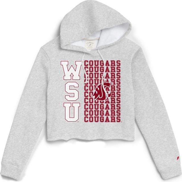 Washington State University Women's 1636 Cropped Hooded Sweatshirt - ONLINE ONLY