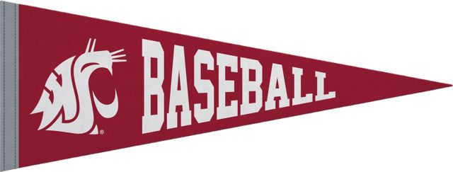 Washington State University Cougars Baseball 9x24 Pennant