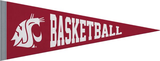 Washington State University Cougars Basketball 9x24 Pennant