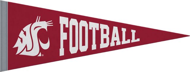 Washington State University 9x24 Cougars Football Pennant