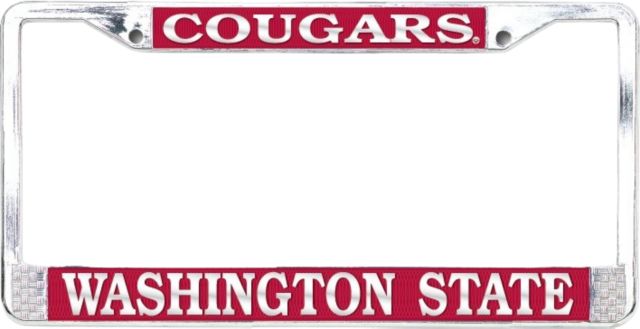 Washington State University Cougars License Plate Frame