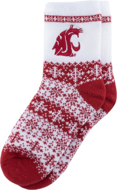 Washington State University Women's Holiday Socks