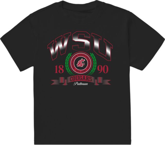 Washington State University Cougars Vintage Short Sleeve T-Shirt