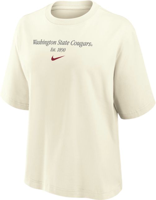 Washington State University Cougars Women's Boxy Short Sleeve T-Shirt