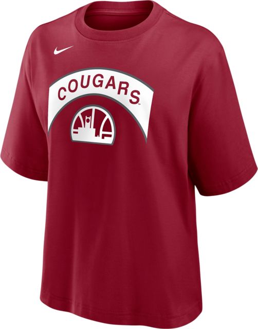 Washington State University Cougars Women's Basketball Boxy Short Sleeve T-Shirt
