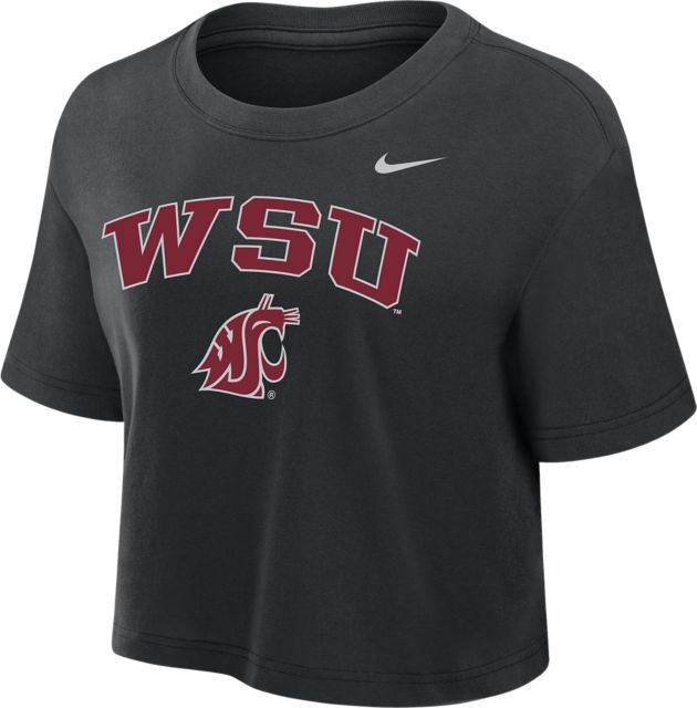 Washington State University Cougars Women's Cropped Short Sleeve T-Shirt