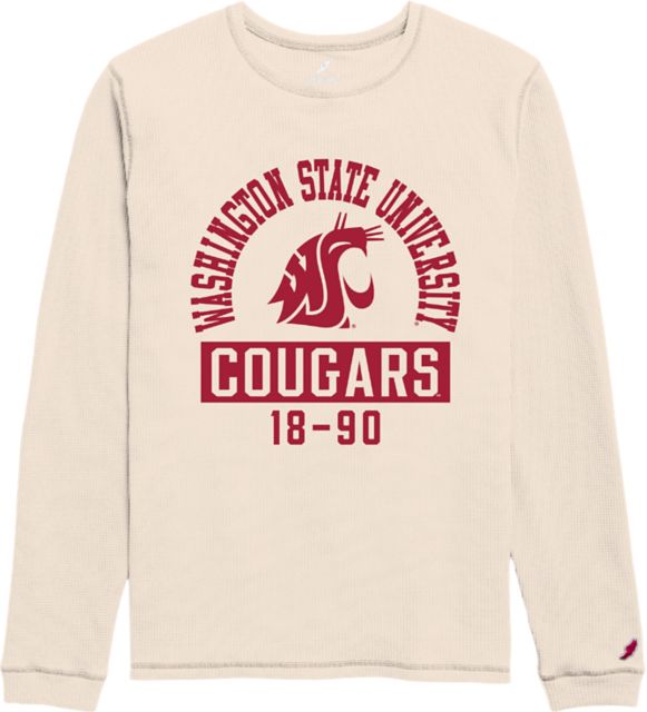 Washington State University Cougars Waffle Crewneck