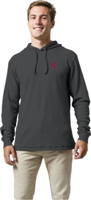 Washington State University Waffle Hooded Sweatshirt