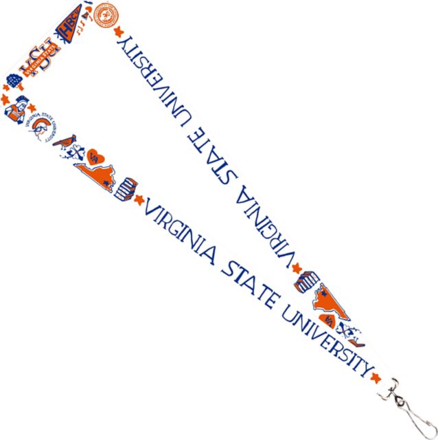 Virginia State University Julia Gash 3-4'' Satin Lanyard