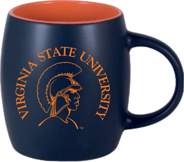 University Of Virginia Ceramic Mug With Lid - Navy UVA Sports Fan Travel Cup