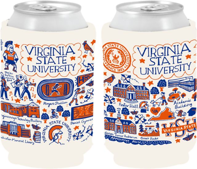 Virginia State University Julia Gash Can Coozie