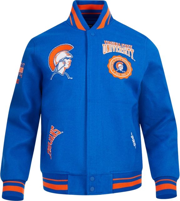 Virginia State University Crest Rib Varsity Jacket