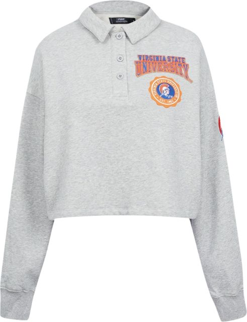 Virginia State University Crest Women's Crop Polo