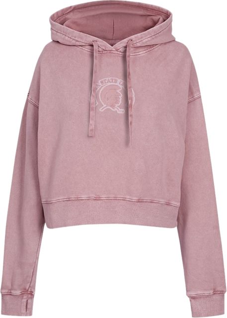 Virginia State University Women's Crop Hooded Sweatshirt