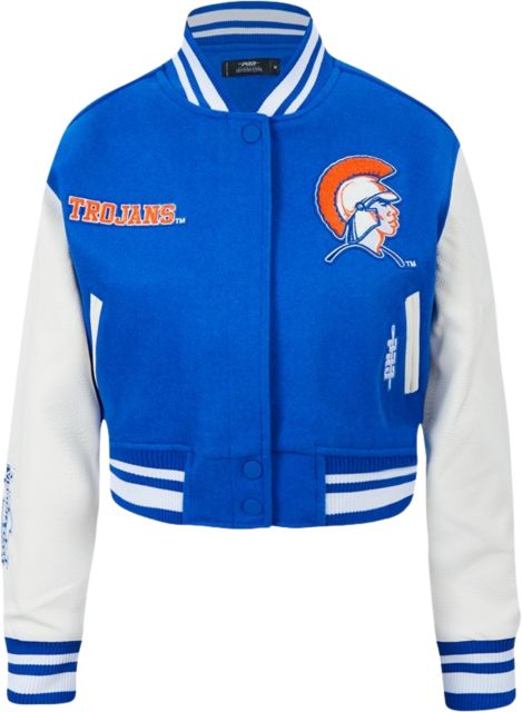 Virginia State University Women's Cropped Varsity Jacket