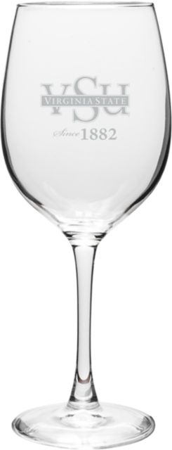 Virginia State University 16 oz. Wine Glass