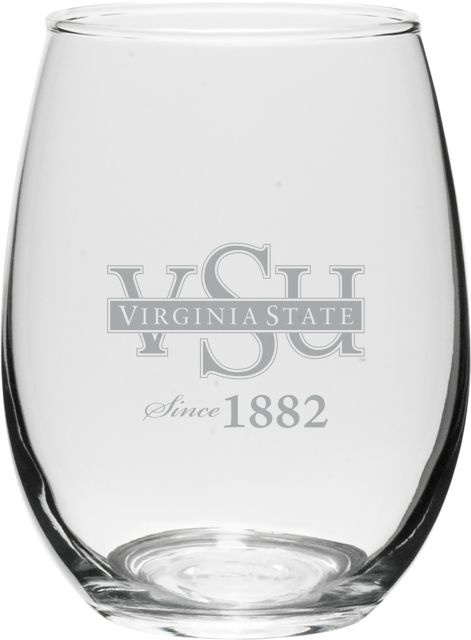 Virginia State University 15 oz. Wine Glass