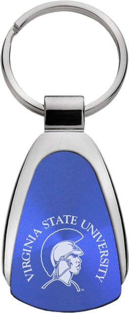 Virginia State University Trojans Teardrop Keychain