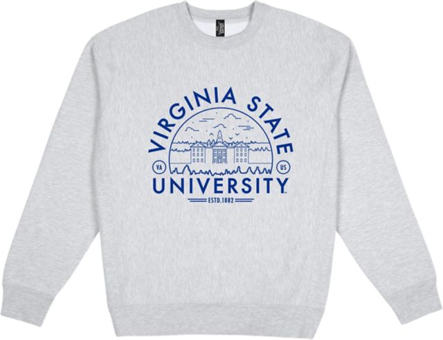 Virginia State University Premium Heavyweight Pullover Fleece Crewneck - ONLINE ONLY