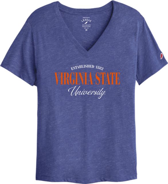 Virginia State University Women's V-Neck Short Sleeve T-Shirt
