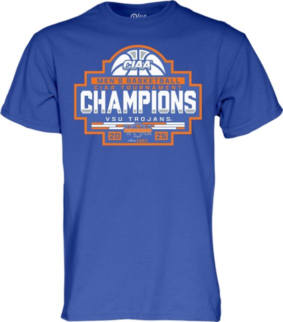 Virginia State University Men's Basketball 2025 CIAA Tournament Champions Short Sleeve T-Shirt