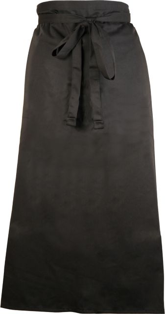 2-Sided Bistro Apron - Black, 33'' Long x 29'' Wide