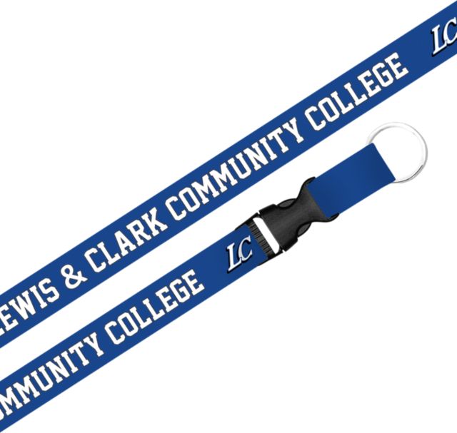 Lewis & Clark Community College Lanyard with Buckle