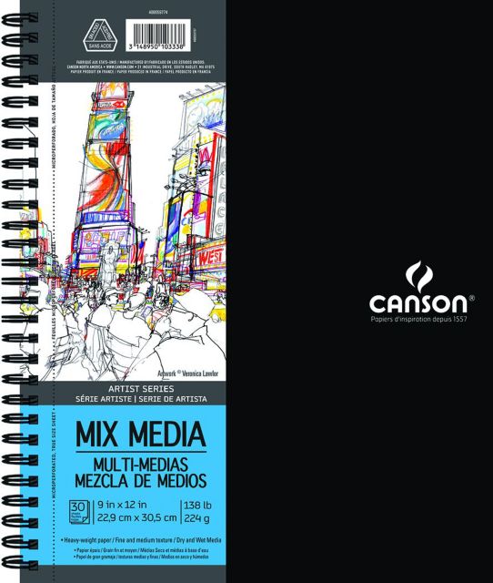 ARTST SERIES PAD MIXED MEDIA 9X12