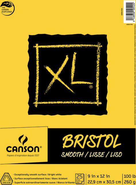 XL BRISTOL SMOOTH 9X12