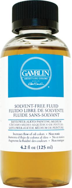 SOLVENT FREE FLUID OIL PAINT MEDIUM 4.2 OZ