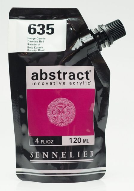 ABSTRACT ACRYLICS 120ML CARMINE RED