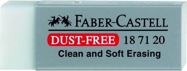 Faber Castell Eraser Large White Vinyl