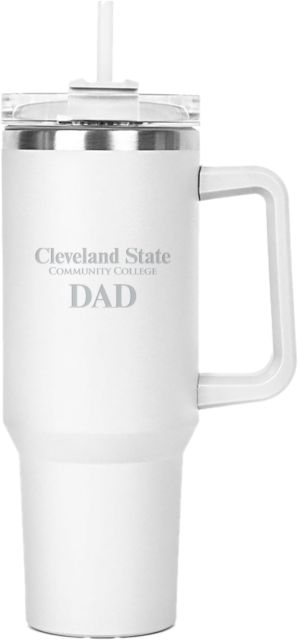 Cleveland State Community College Dad Mug with Straw - ONLINE ONLY
