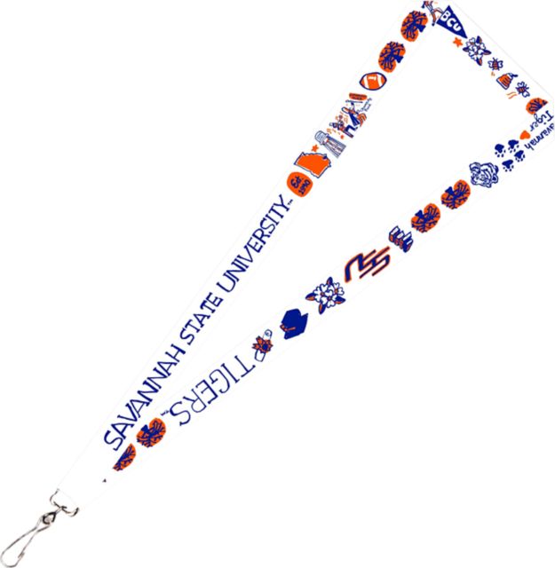 Savannah State University Julia Gash 3/4" Satin Lanyard
