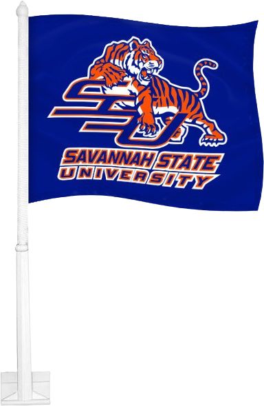 Savannah State University Car Flag