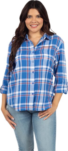 Savannah State University Women's Plaid Shirt