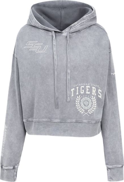 Savannah State University Women's Crop Hooded Sweatshirt