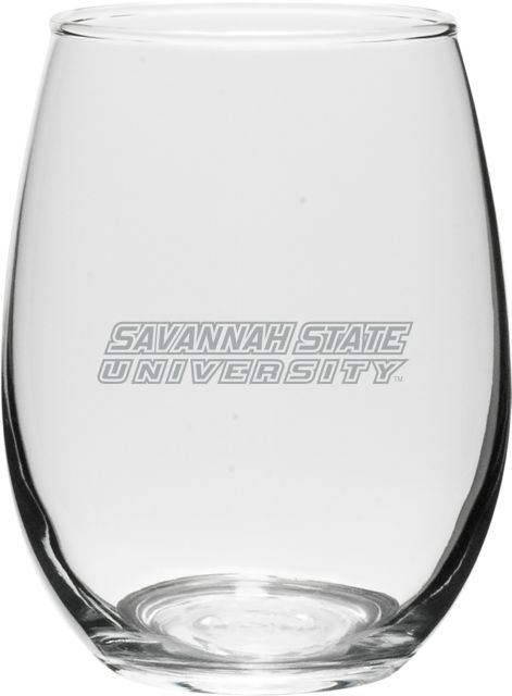 Savannah State University 15 oz. Wine Glass