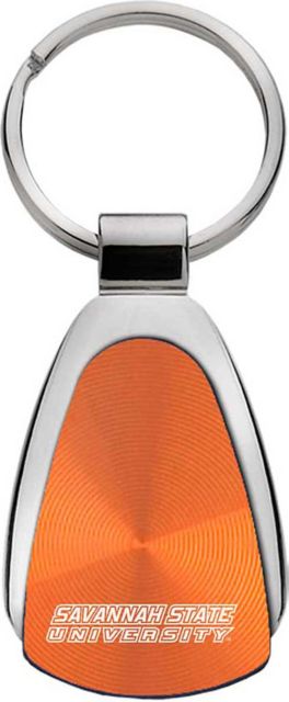 Savannah State University Teardrop Keychain