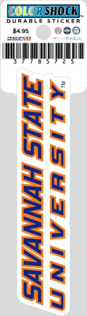 Savannah State University Durable Sticker