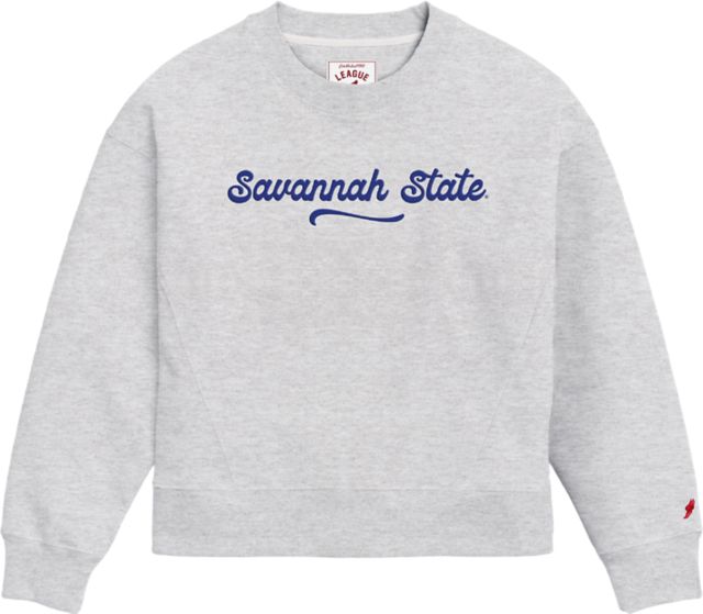 Savannah State University Women's Boxy Crewneck Sweatshirt