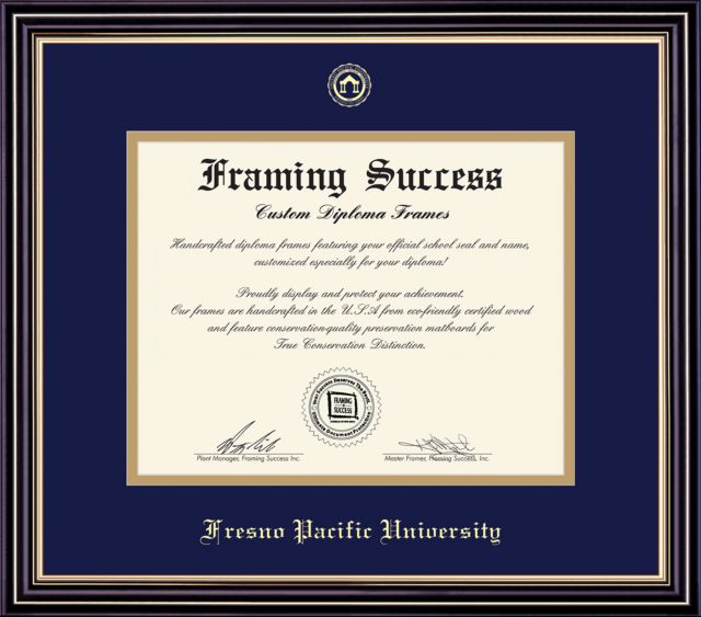 Fresno Pacific University 8.5'' x 11'' Prestige Diploma Frame