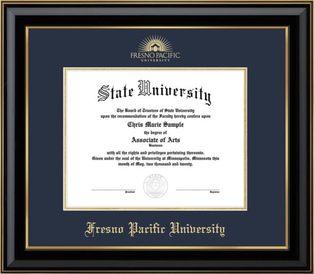 Fresno Pacific University Classic Diploma Frame