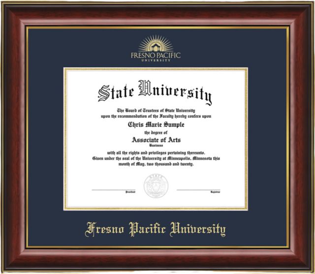 Fresno Pacific University Classic Diploma Frame