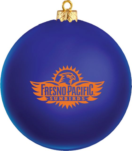 Fresno Pacific University Sunbirds Round Shatterproof Ornament