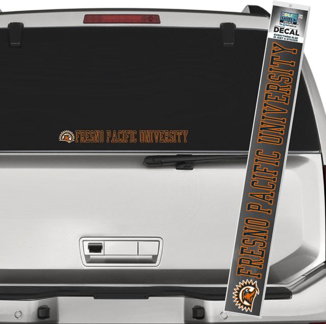 Fresno Pacific University Strip Decal
